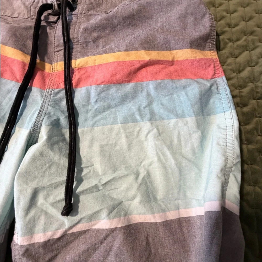 Reef board shorts swim trunks grey blue size 33 summer‎